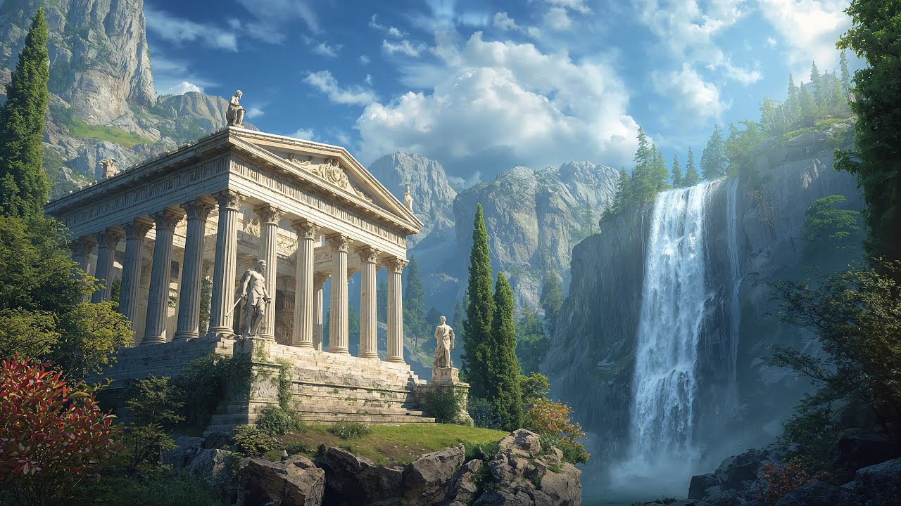 Ancient Greek Ambience and Music | Relaxing Lyra and Barbiton with Fantasy Nature Sounds | HYDOR II