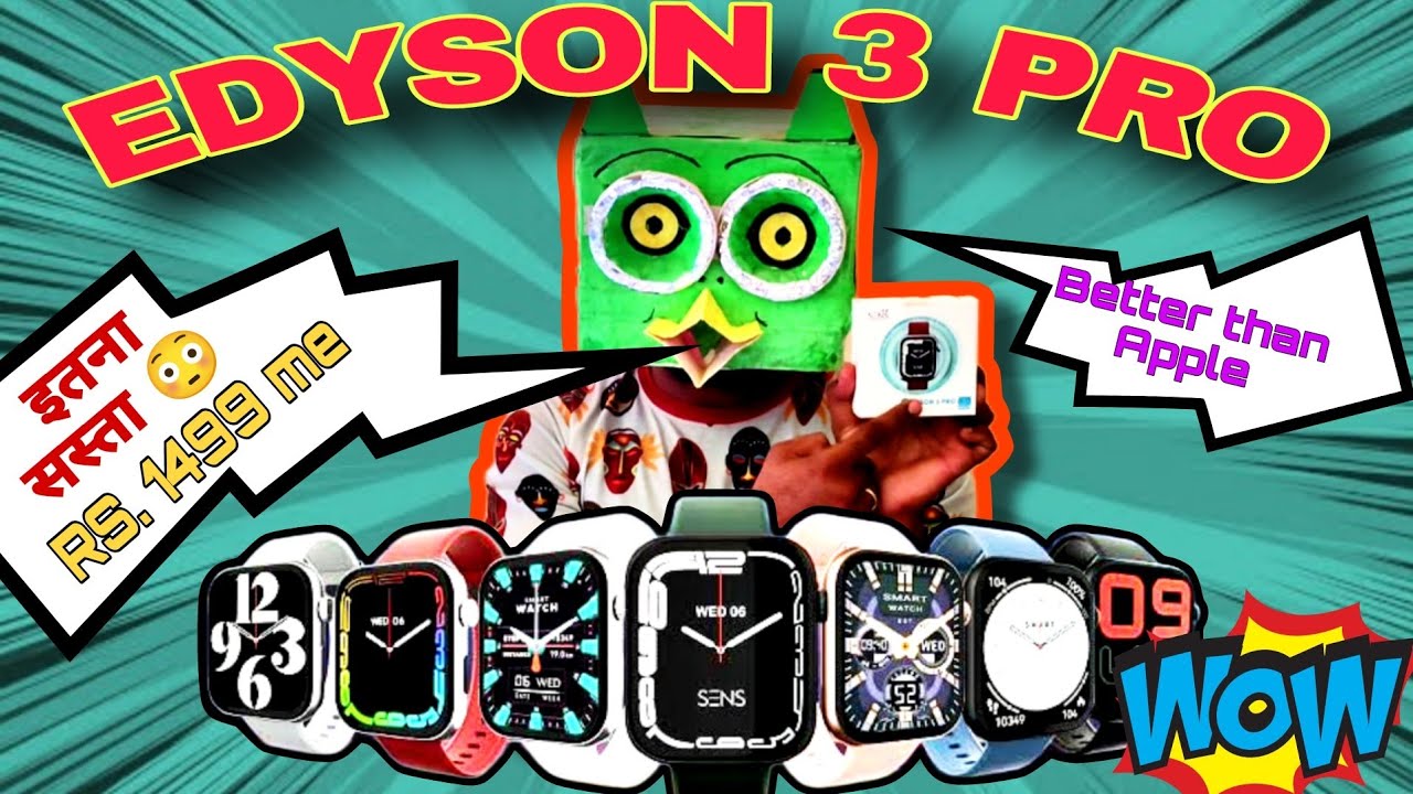 SENSE EDYSON 3 PRO 🔥 🔥 🔥 | BEST Smartwatch to Buy | बेस्ट स्मार्टवाच 2023 |