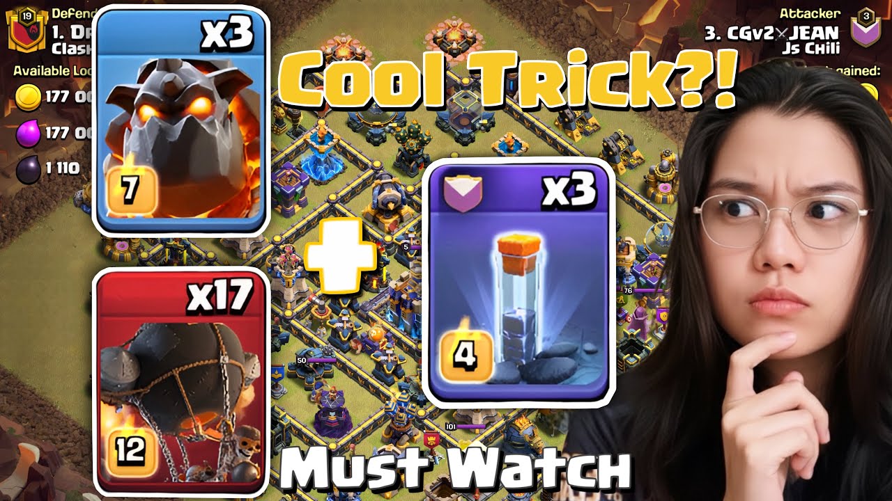 Creative attack that can impress your clan leader | Js chili vs. Clash of Heroes 