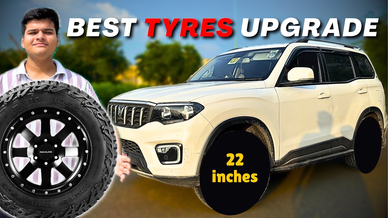 Ab toh MONSTER SCORPIO Ban Gayi💀 || This Tyre Upgrade Changed Everything | Saatvik Sharma