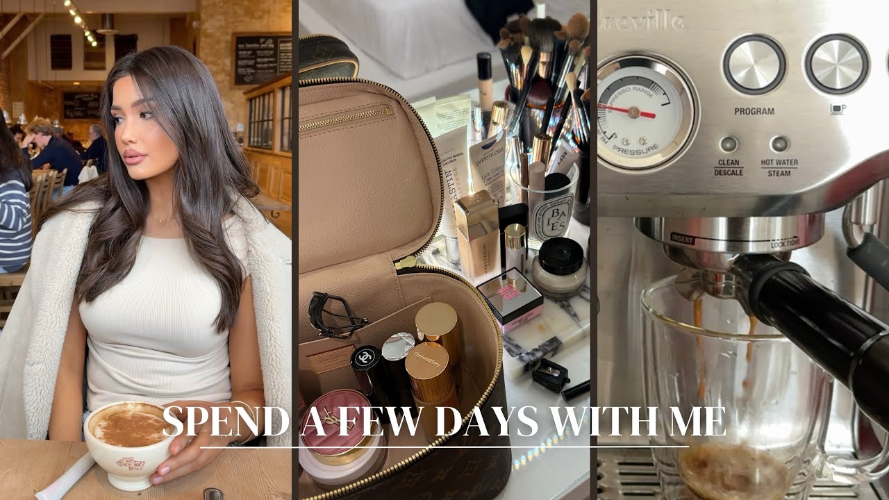a few days in my life | hair appointment, nighttime skincare routine, and more!