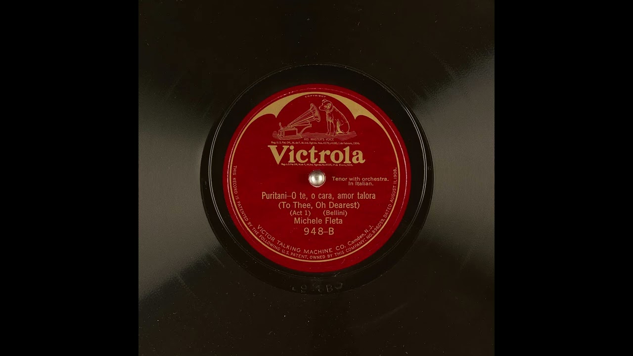 Puritani - O te, o cara, amor talora (To Thee, Oh Dearest) - Michele Fleta