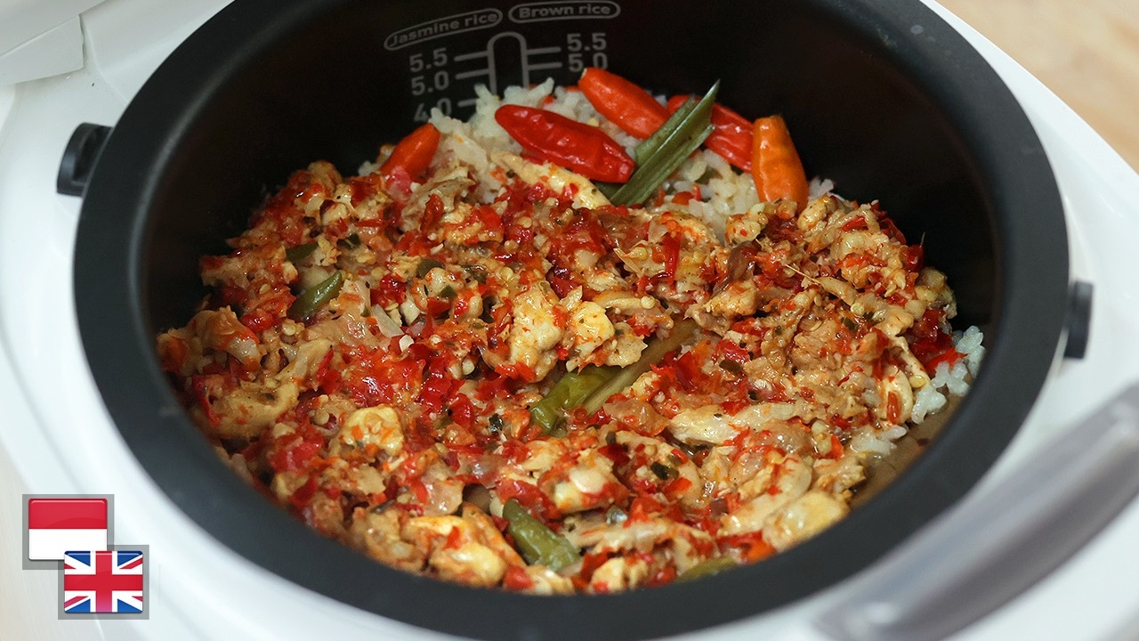 Resep NASI GURIH AYAM PEDAS RICE COOKER: Bumbunya Meresap, Gurih & Wangi! [Bisa Jadi Nasi Bakar]