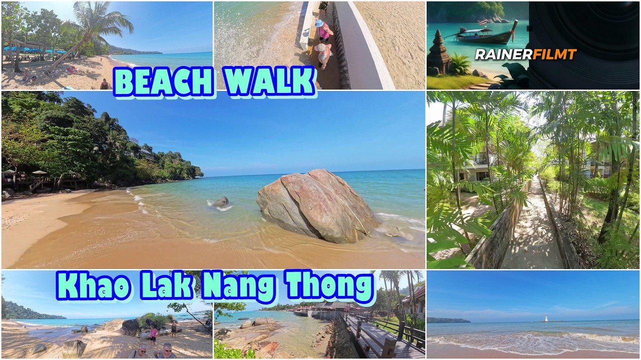 03.2026 Beach Walk bei Flut Khao Lak THE LEAF ~ Laguna Resort ~ Moracea ~ Sunset Resort