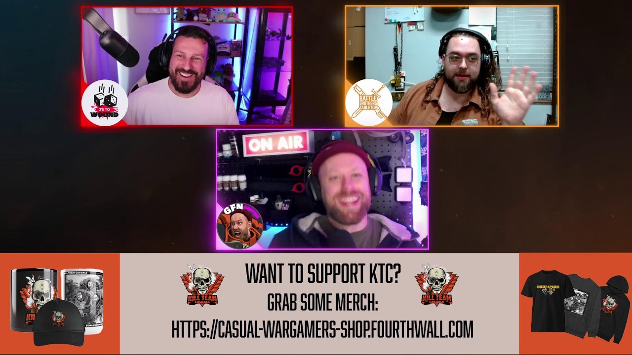 Kill Team Casuals Podcast - Live -  Shadow Hunt Rules pt.1