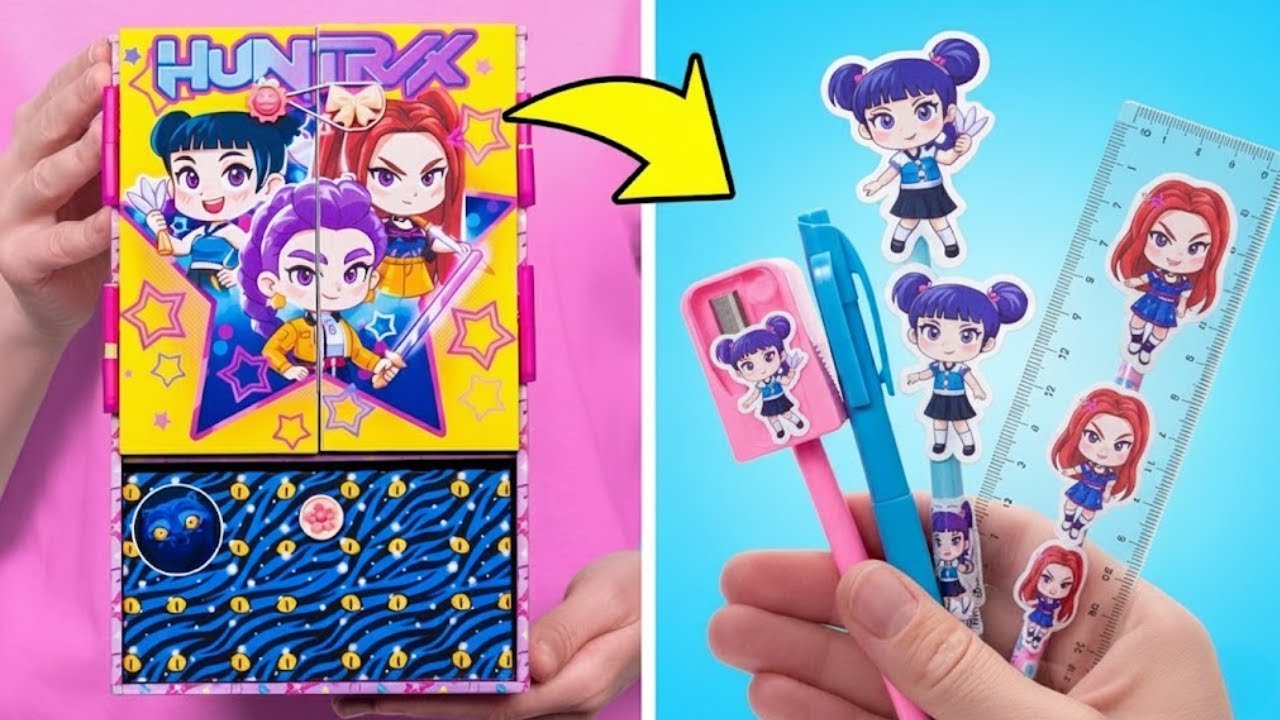¡Batalla mágica! 🖤✨ Magia oscura vs poder K-pop DIY con Sam & Sue 🎨⚔️