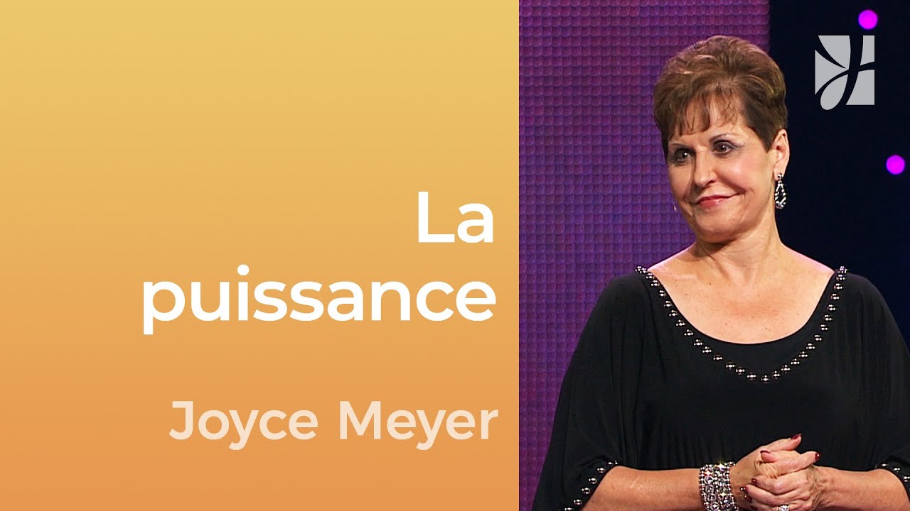 La puissance qui réside dans vos paroles - Joyce Meyer - Gérer mes émotions