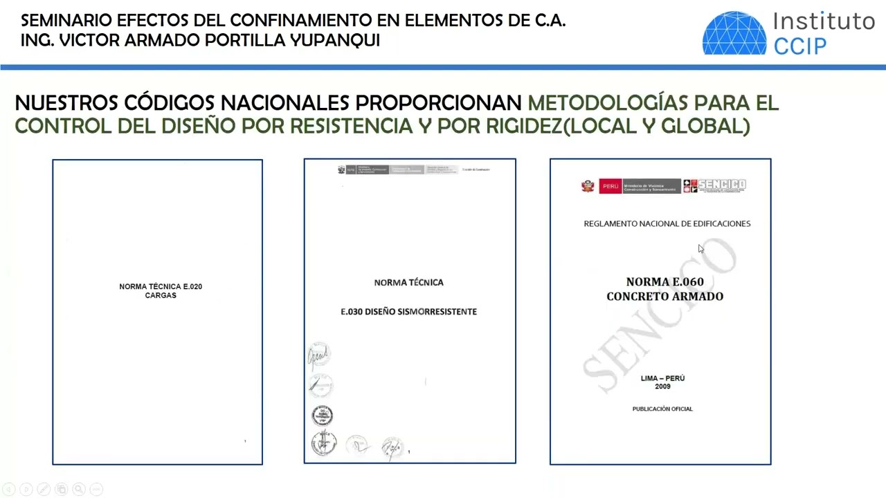 Seminario 2 - Efectos del confinamiento en elementos de concreto armado