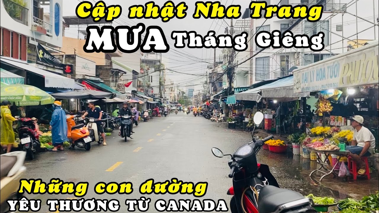 Cập Nhật Nha Trang Thời Tiết Mưa Dầm Nhiều Ngày. Những Con Đường Trai Gởi Yêu Thương Từ Canada