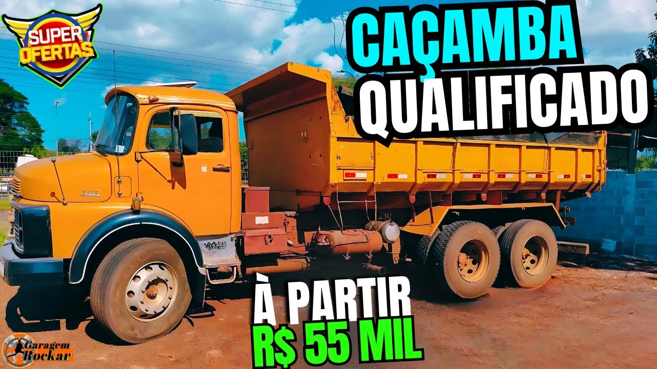 SELEÇÃO DE CAMINHÃO CAÇAMBA QUALIFICADO À PARTIR DE 55 MIL #caçamba #qualificado #mb1618 #mb1513
