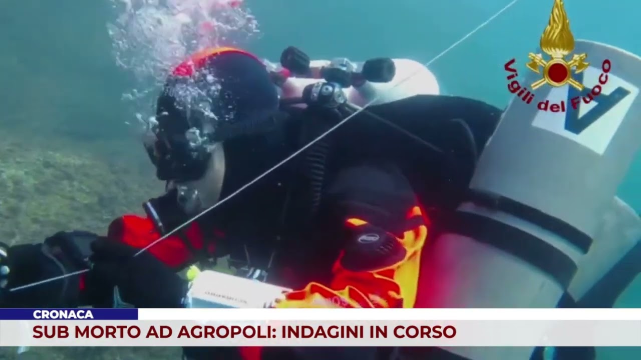 CRONACA. SUB MORTO AD AGROPOLI: INDAGINI IN CORSO