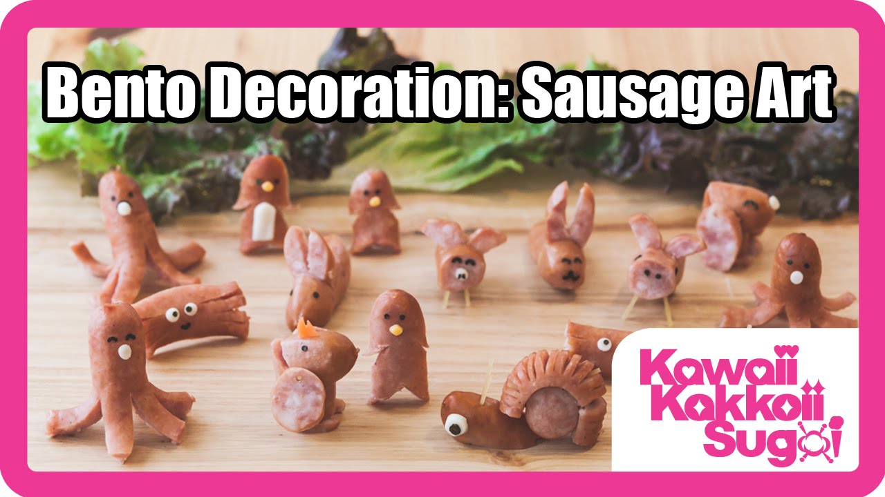 Bento Decoration: Sausage Art