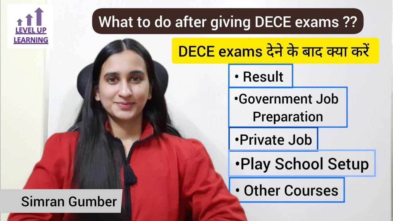 DECE Exams k baad kya kare Level Up Learning Simran Gumber