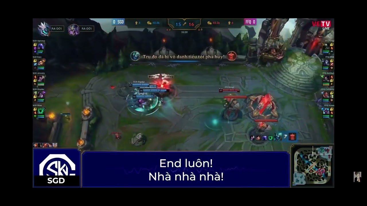 @lmht tổng hợp- L&iacute;nh v&ocirc; tới trụ 4 thằng chạy ra đ&aacute;nh nh&agrave; cho anh, pha call team đỉnh cao của Optimus