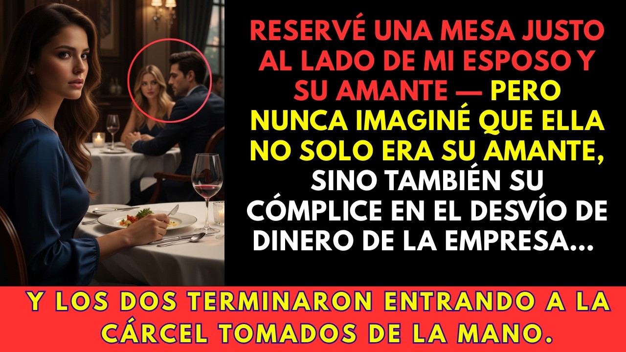 RESERVÉ UNA MESA JUSTO AL LADO DE MI ESPOSO Y SU AMANTE — NUNCA IMAGINÉ QUE ELLA ERA EN REALIDAD...