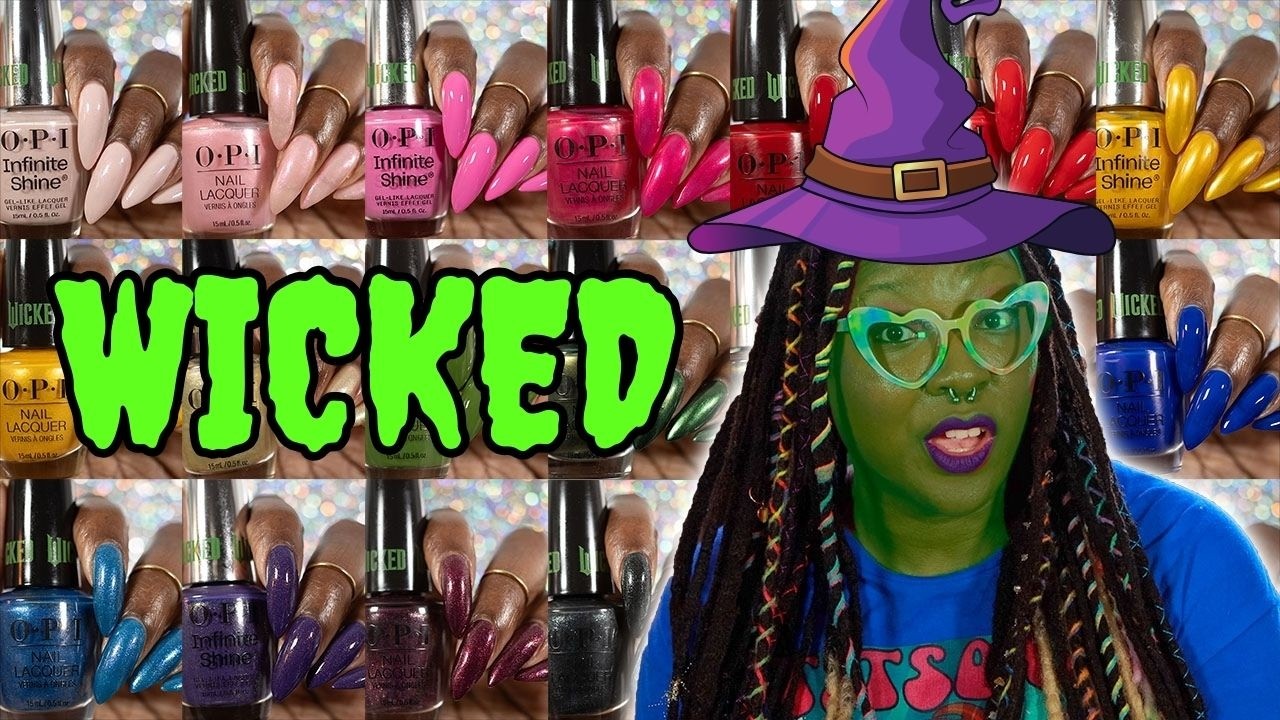 Surprising Release 👀 OPI Wicked Holiday 2024 Nail Polish Collection Swatches & Review
