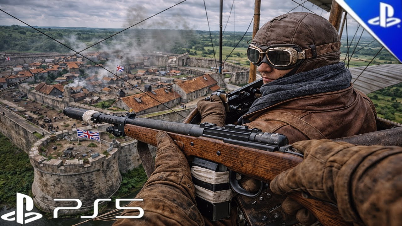 The Most Brutal War Began in the Skies — World War I [PS5 4K] Immersive Graphics