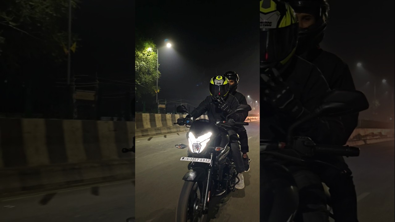 Pulsar NS125 Night Ride #pulsarns125 #ns125 #ns200 #ns160 #ns125bs6review #ns125lover