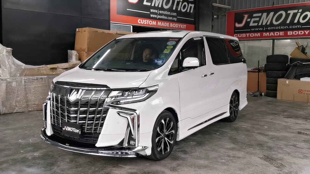 TOYOTA ALPHARD 2002-07 ANH10 CONVERT TO 2018 ANH30 ALPHARD FACELIFT BODY PARTS (J-EMOTION DESIGN)