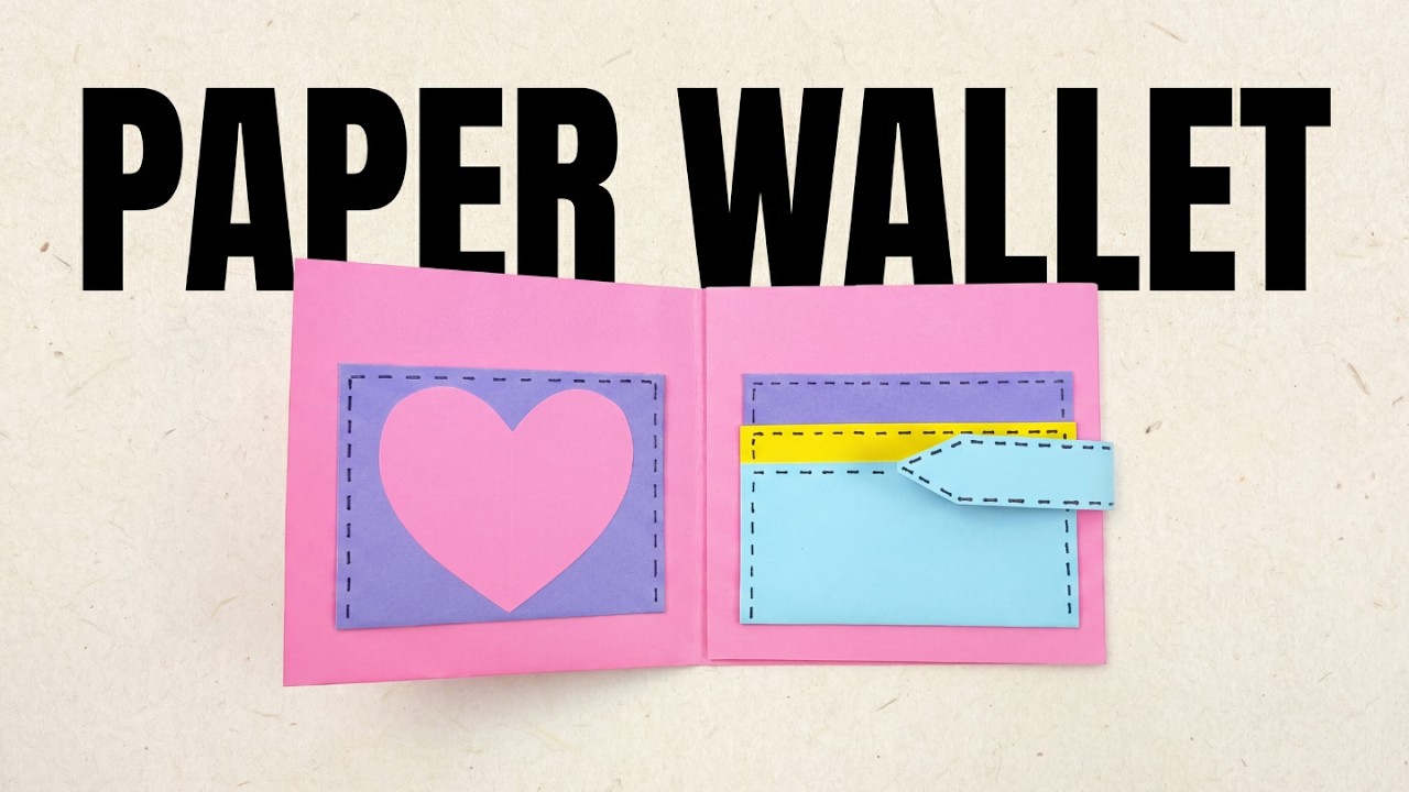 Origami Paper Wallet 👛 | Easy DIY Tutorial ✨