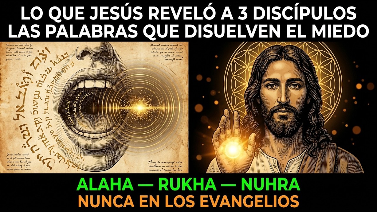 Jesús entregó a 3 discípulos palabras arameas que disuelven el miedo — nunca en los Evangelios