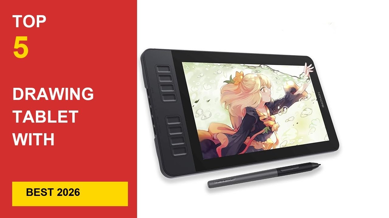 Best Drawing Tablet with Screen in 2026 –  Professional Pen Displays for Digital Artists in 2026