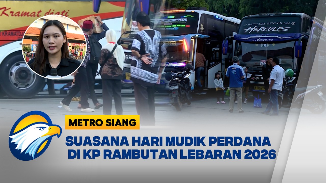 Melihat Hari Pertama Mudik di Terminal Kampung Rambutan [Metro Siang]