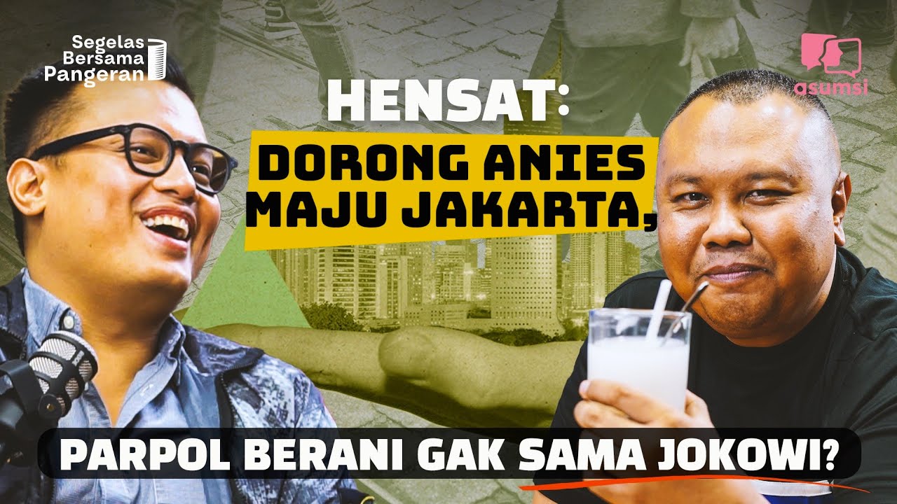 Hendri Satrio Yakin Kalau Anies Ga Maju, Ridwan Kamil Ga Maju Ke Jakarta | Segelas Bersama Pangeran