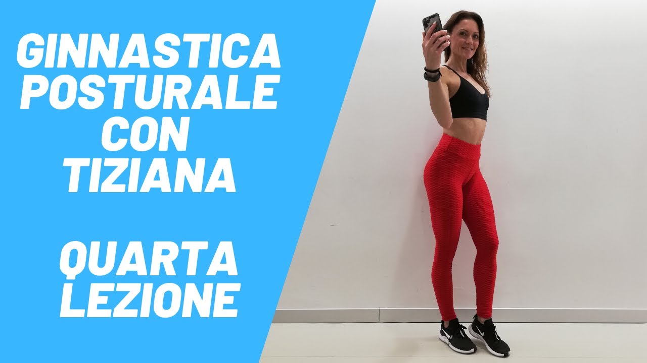Ginnastica posturale  con la  sedia.Quarta lezion /Tizianafitnessstyle