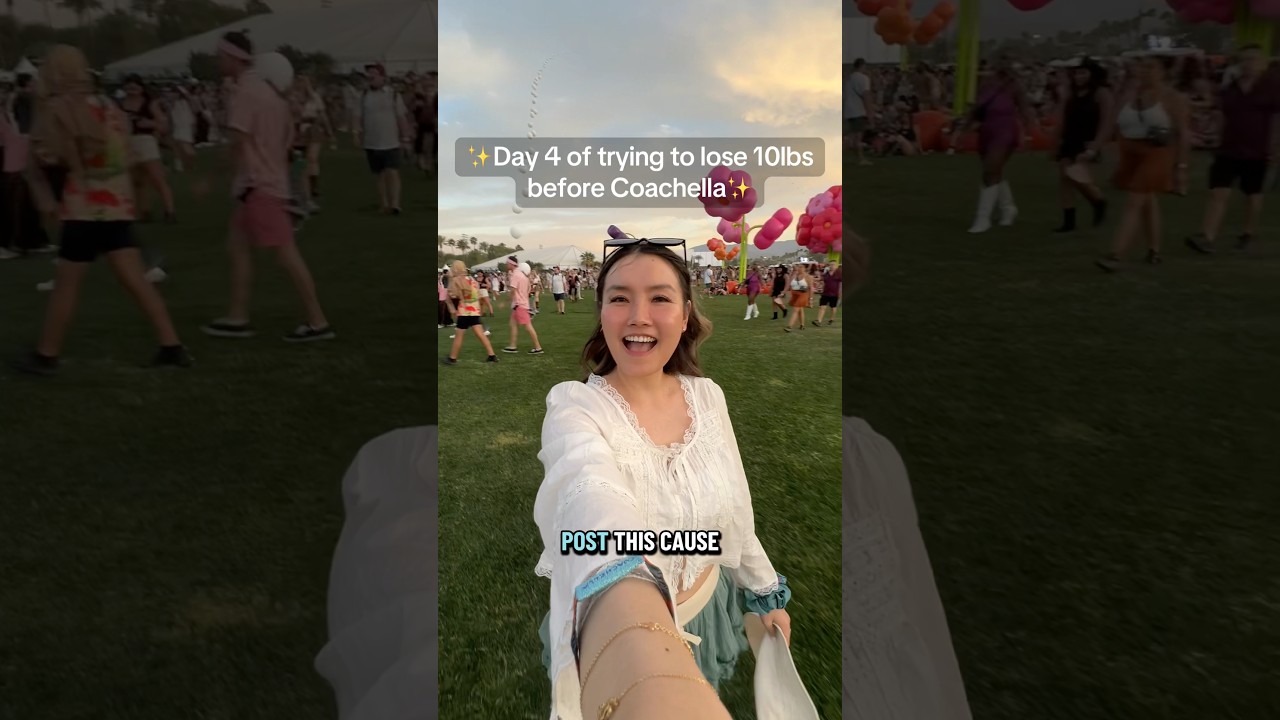 Четвертый день попыток сбросить 4,5 кг перед фестивалем Coachella.