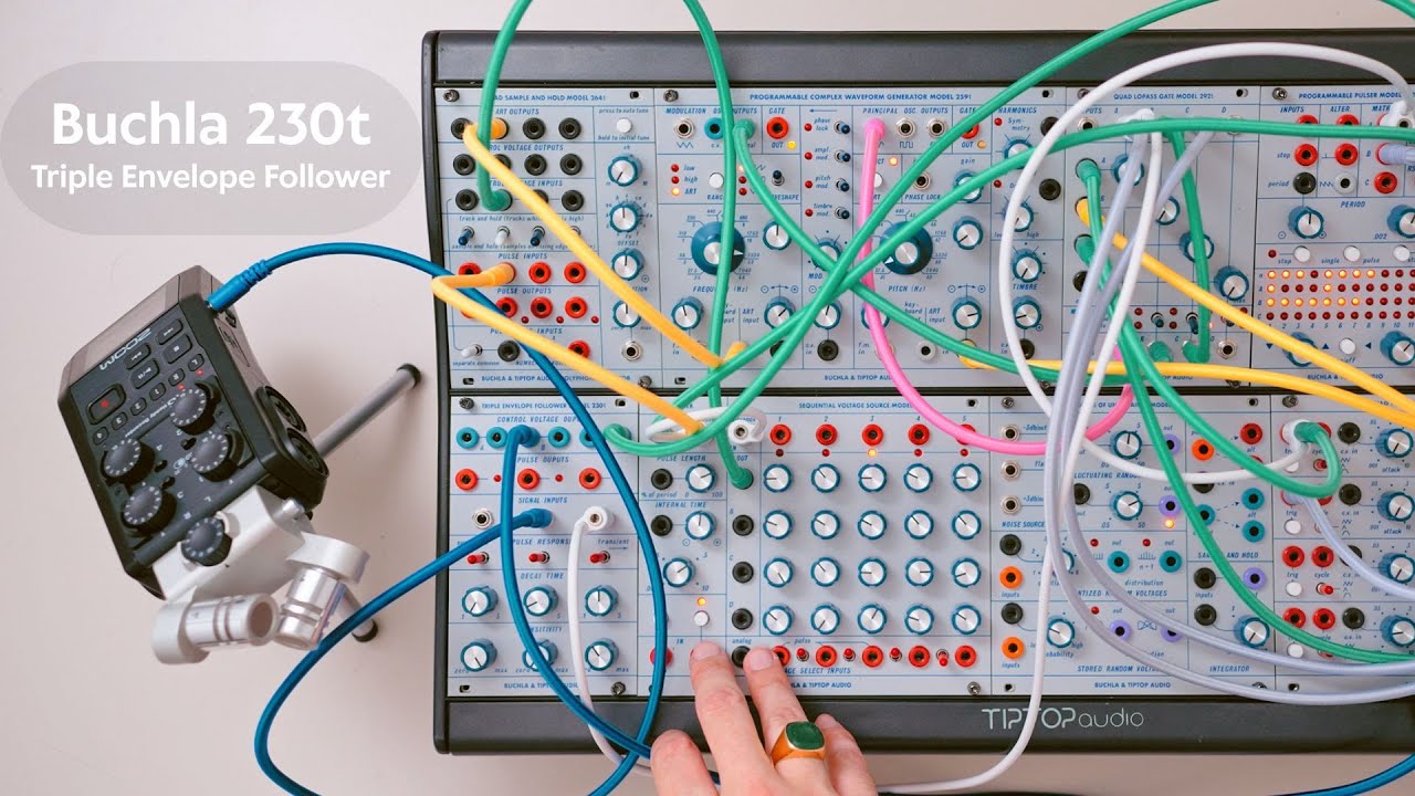 TipTop Buchla 230t &ndash; Triple Envelope Follower // Interact with your patches!