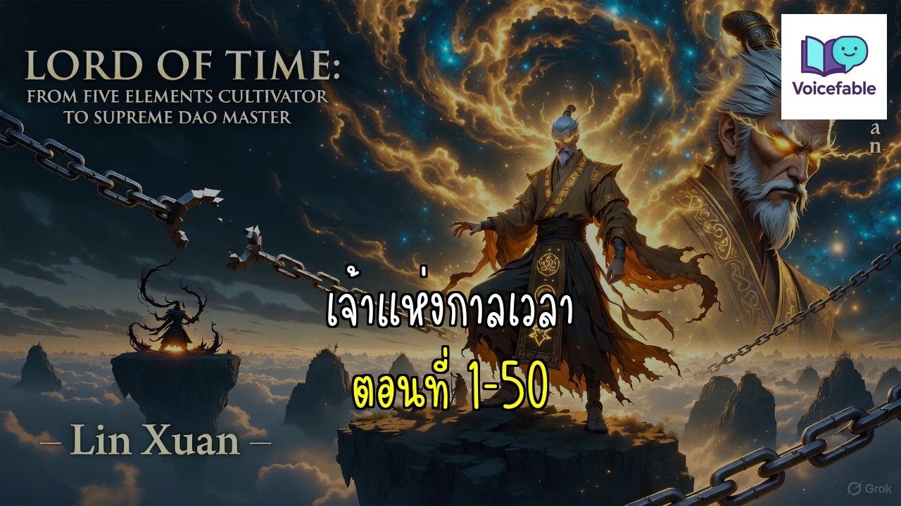 เจ้าแห่งกาลเวลา จากผู้บำเพ็ญห้าธาตุ สู่หมื่นวิถีแ 1-50 #นิยายเสียง