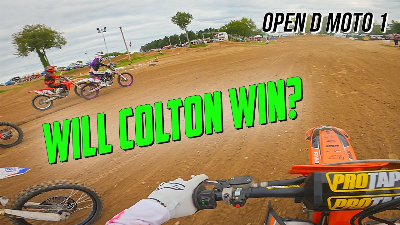 Will Colton WIN His First Ever Moto?! - Morelands MX Open D Moto 1