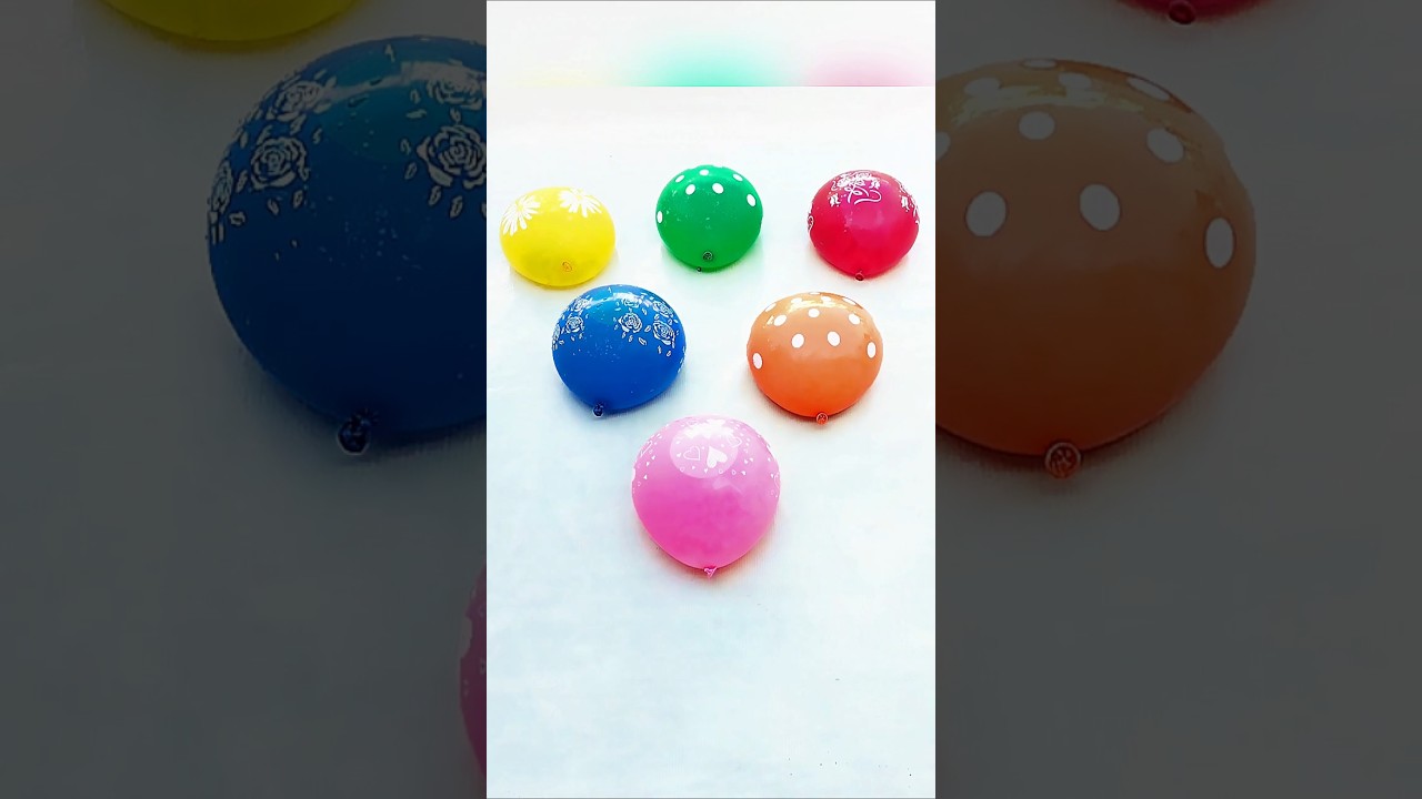Watch These Balloons Burst Into Pure Rainbow Color Chaos #balloon #game
