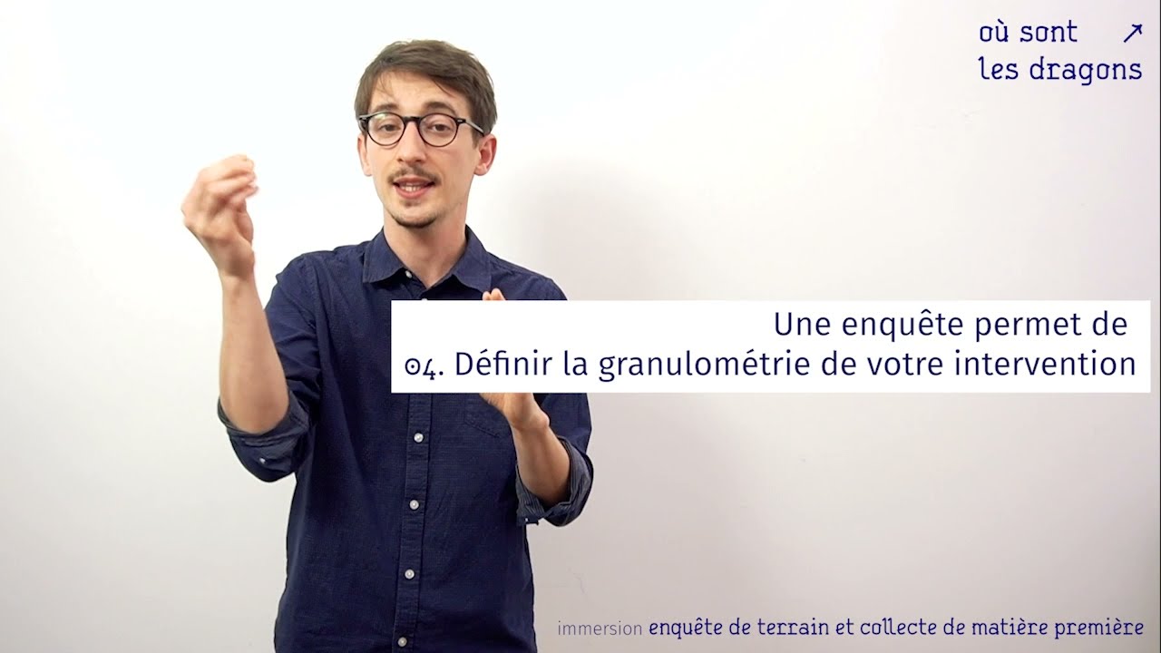 1&mdash; Enqu&ecirc;te de terrain et collecte de mati&egrave;re premi&egrave;re