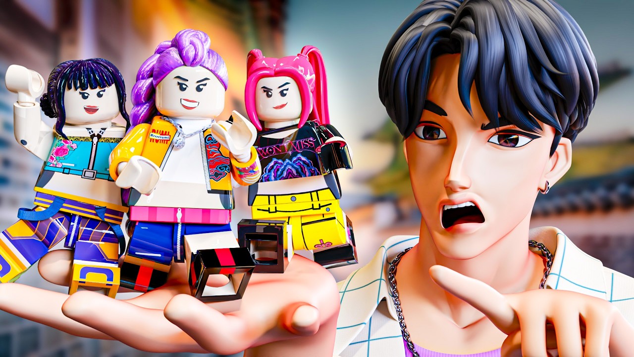 ¡HUNTRIX, PERO SON LEGO! KPop Demon Hunters Animación