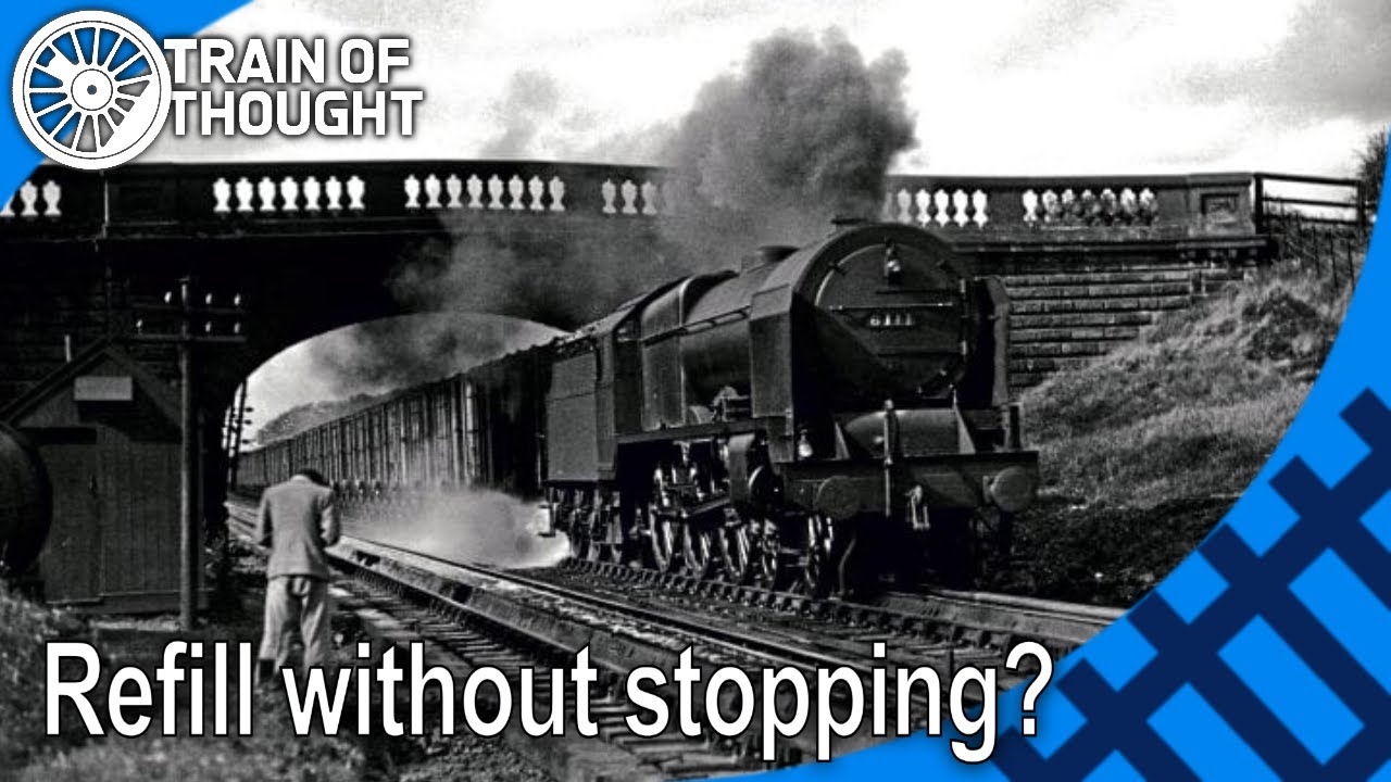 How steam locomotives could refill their water tanks without stopping - The Water Scoop