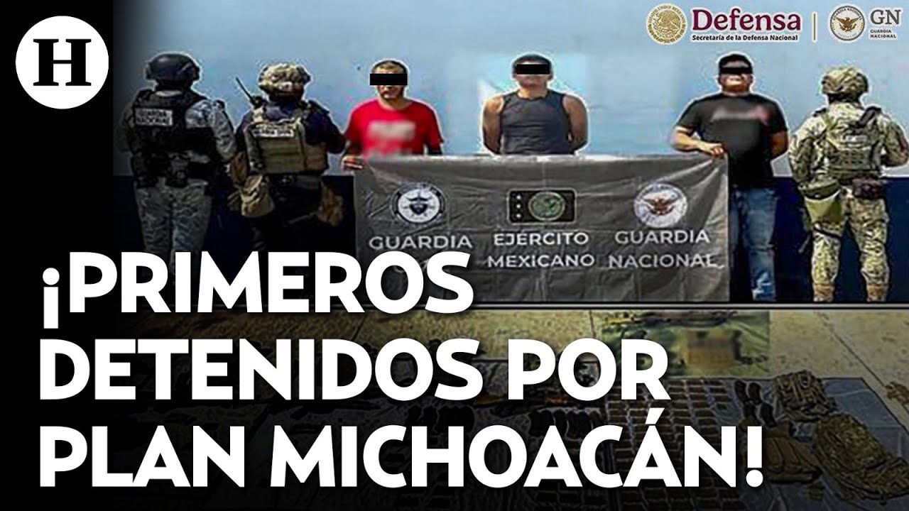 &iquest;Plan Michoac&aacute;n comienza a dar resultados? Detienen a 5 personas tras operativo federal en Michoac&aacute;n