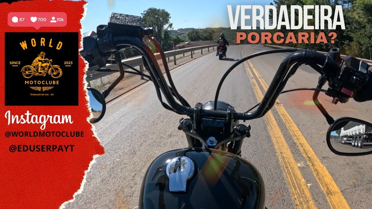 COMO É VIAJAR DE VIRAGO 250 MOTO CUSTOM