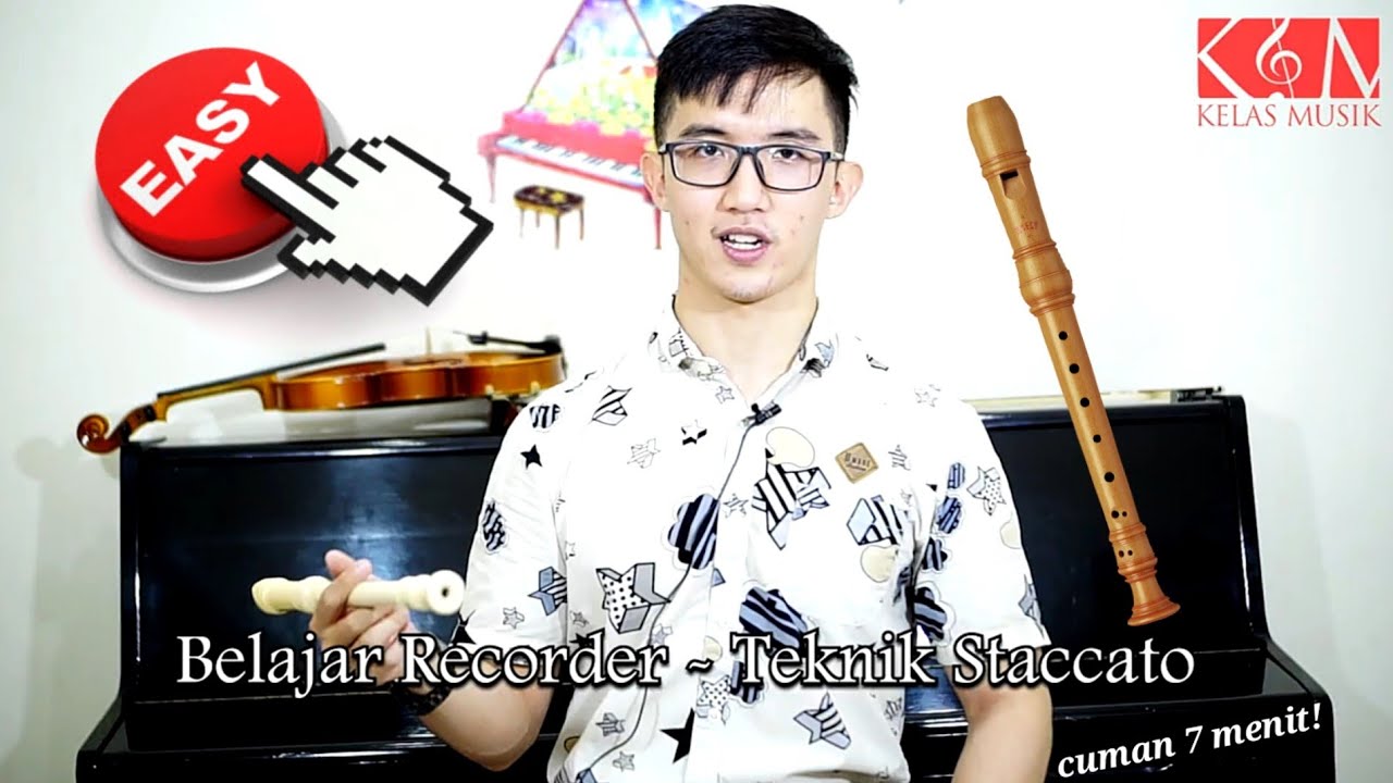 Belajar Recorder | Jurus Teknik Staccato | Tutorial Recorder MUDAH