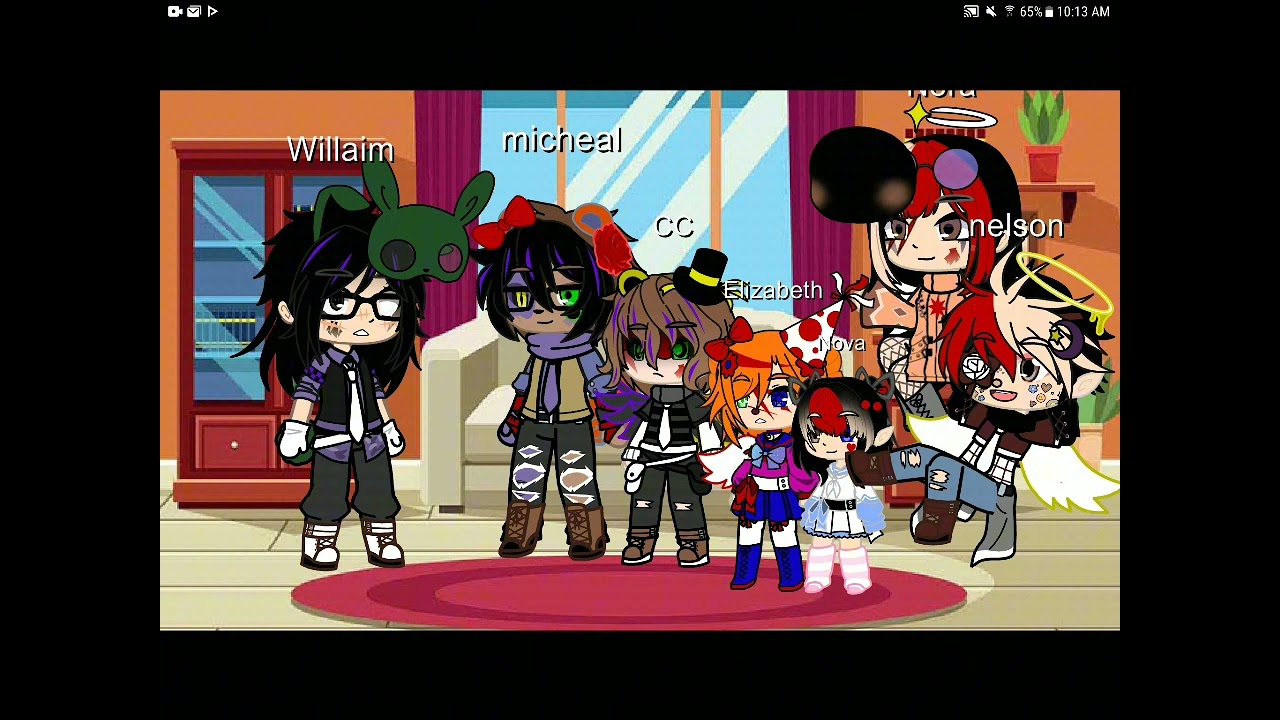 I bet u can't speak 9 different languages meme Afton kids + Noah/ennard and his siblings enjoy!!