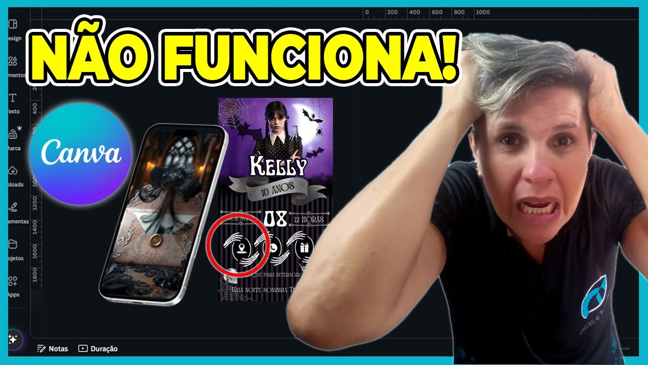 🔴O NOVO JEITO DE CRIAR CONVITE ANIMADO E INTERATVO NO CANVA
