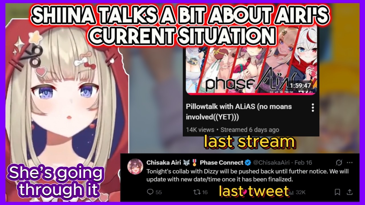 Shiina Talks About Airi’s Situation and Plans to Meet Her 👀| Amanogawa Shiina Clips #phaseclips