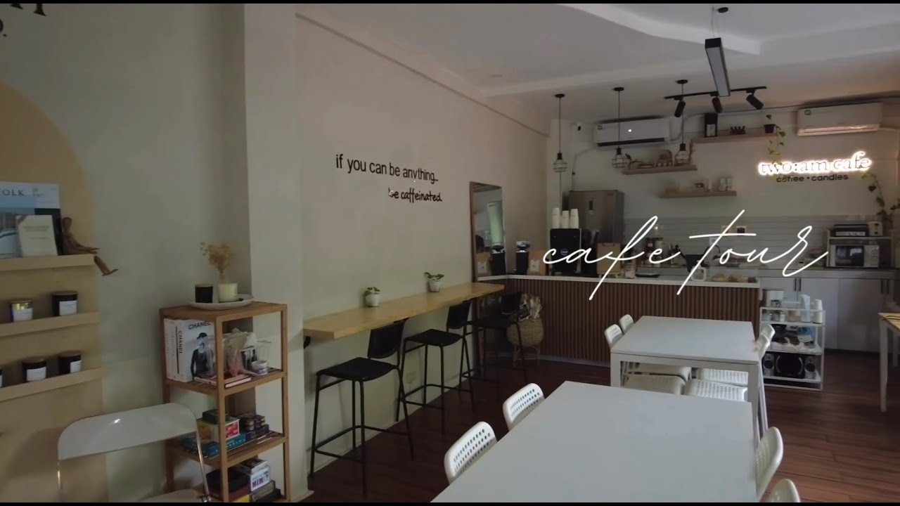 minimalist cafe tour — two:am cafe | bacoor, cavite