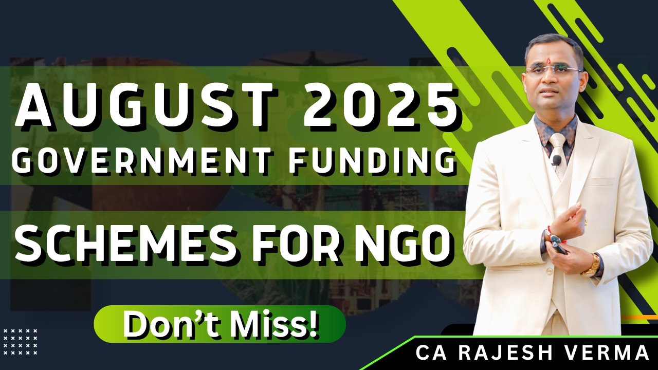 Govt Skill Development Schemes You Must Know | August 2025 Update | CA Rajesh Verma