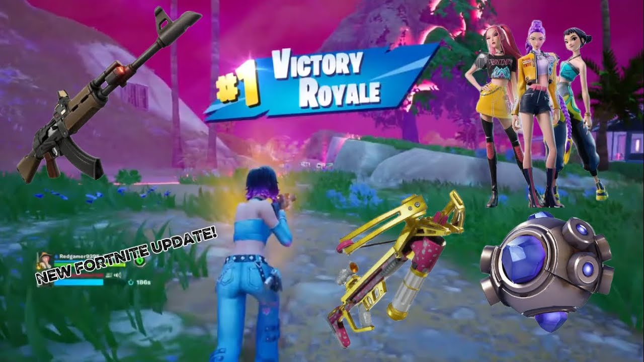 NEW FORTNITE UPDATE! NEW LOCK ON ASSAULT RIFLE IS OVERPOWERED! KPOP DEMON HUNTERS IS BACK!