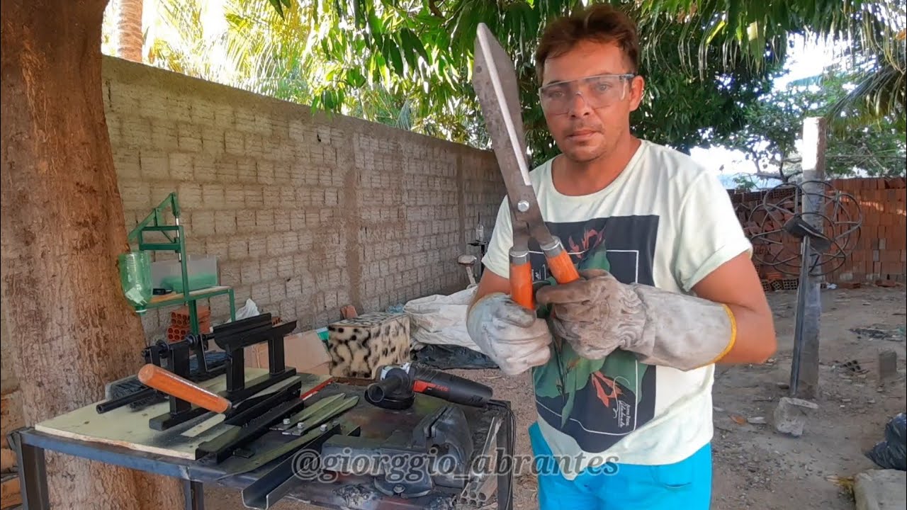 Ferramenta caseira para fabricação de vassoura - vídeo tutorial