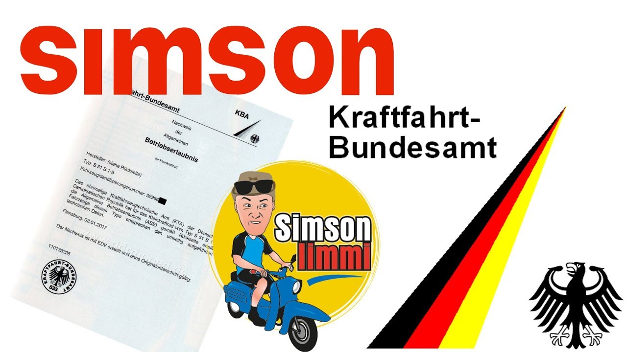 Simson KBA Papiere neu beantragen