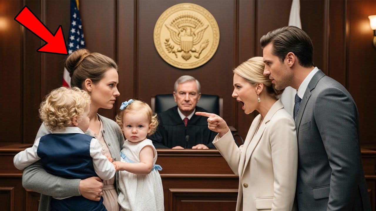 Poor Wife Arrived With Twins At Hearing — Mistress Lost Control After Judge Exposed The Secret!