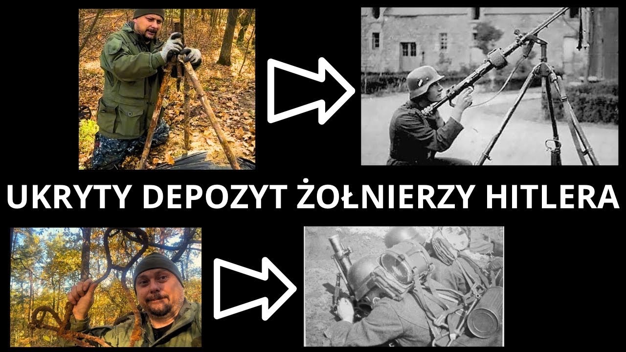 UKRYTY DEPOZYT ŻOŁNIERZY HITLERA